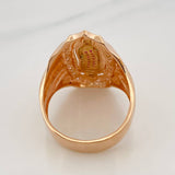 Anillo Virgen Guadalupe 10g / T11 1/2 Oro Rosa 18K