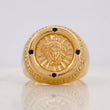 Anillo Medusa 10.1g / T10 1/2 Oro Amarillo 18K