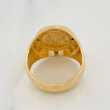 Anillo Medusa 10.1g / T10 1/2 Oro Amarillo 18K