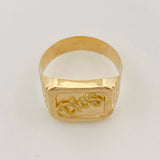Anillo Dios 3.45g / T8 1/2 Oro Amarillo 18K