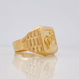 Anillo Dios 3.35g / T9 1/2 Oro Amarillo 18K