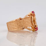 Anillo Virgen Guadalupe 8.75g / T9 3/4 Oro Rosa 18K