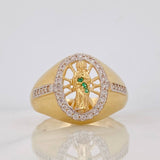 Anillo San Judas 5.5g / T9 3/4 Oro Amarillo 18K