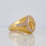 Anillo San Judas 5.5g / T9 3/4 Oro Amarillo 18K