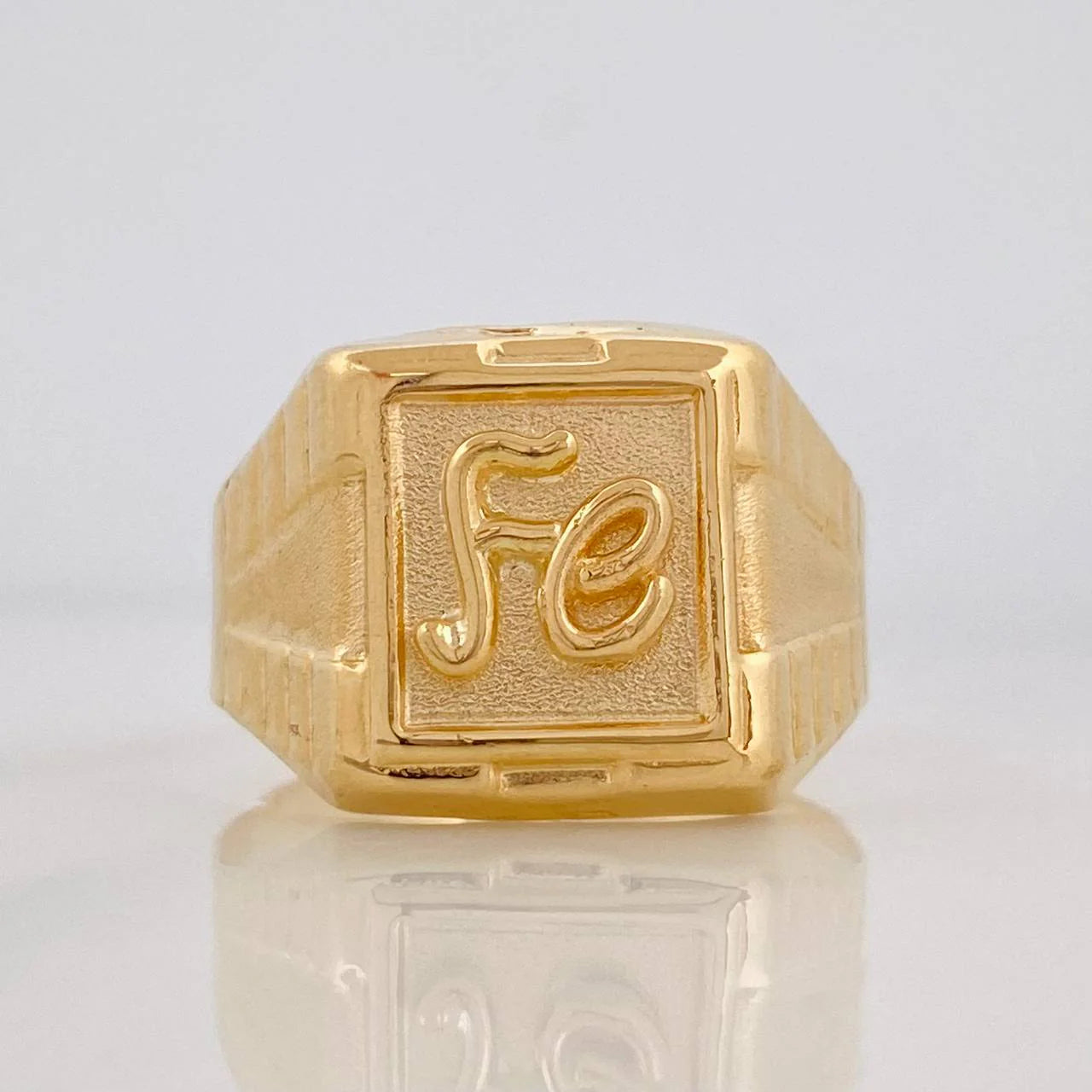 Anillo Fe 3g / T8 Oro Amarillo 18K