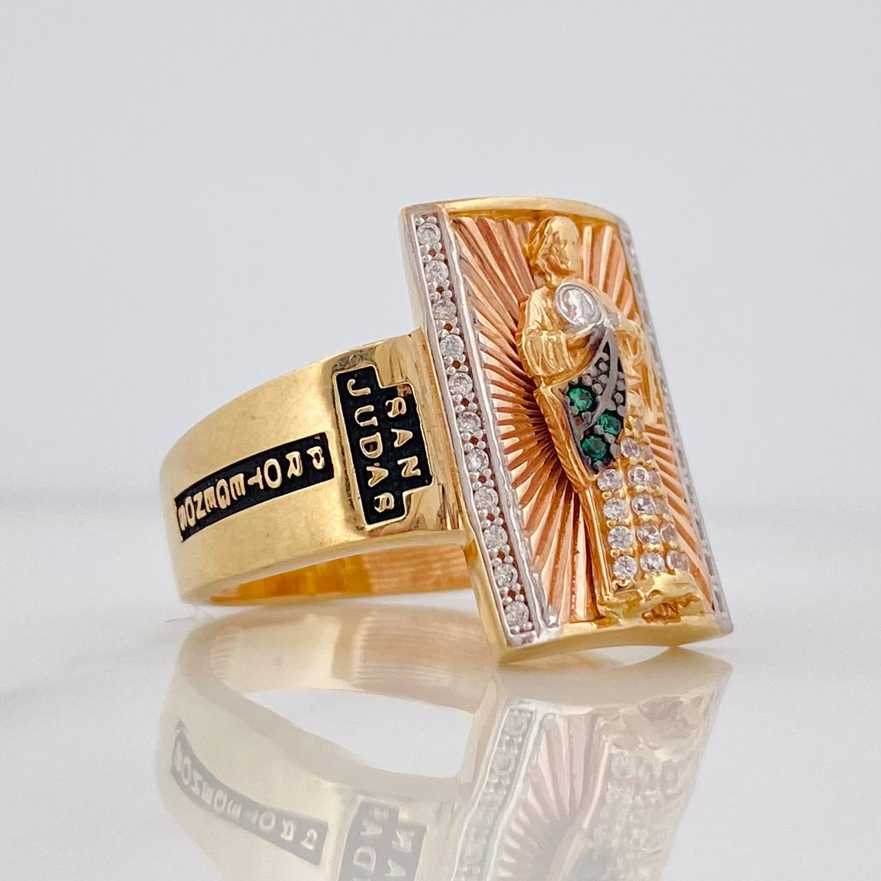 Anillo San Judas 8.8g / T9 Tres Oros 18K