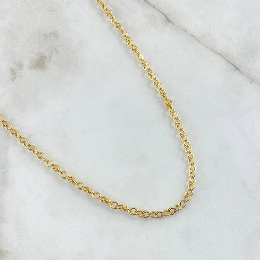 Cadena Lazo Roll-on 3.4gr / 45cm / 3.3mm Oro Amarillo +3 18K ©