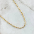 Cadena Lazo Roll-On 3.5gr / 45cm / 3.2mm Oro Amarillo +3 18K