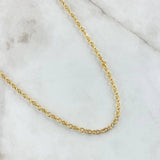 Cadena Lazo Roll-On 3.5gr / 45cm / 3.2mm Oro Amarillo +3 18K