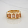 Anillo Bolas de Fuego 11.8g / T9 3/4 Tres Oros 18K
