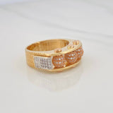 Anillo Bolas de Fuego 11.8g / T9 3/4 Tres Oros 18K