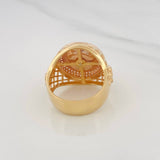 Anillo Ruleta Casino 9.8g / T9 Tres Oros 18K