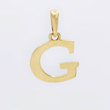 Dije Letra G 1.65gr / 2.05cm / Oro Amarillo 18K