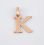 Dije Letra K 2gr / 2.05cm / Oro Rosa Nac.Esp. 18K