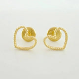 Topos Silueta Corazon 0.85g / 9mm Oro Amarillo 18K