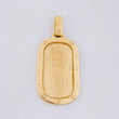 Dije Placa Marco Tornillos 15.7g / 5.5cm Oro Amarillo 18K