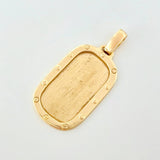 Dije Placa Marco Tornillos 15.7g / 5.5cm Oro Amarillo 18K