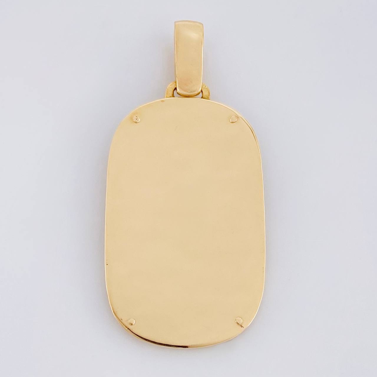 Dije Placa Marco Tornillos 15.7g / 5.5cm Oro Amarillo 18K