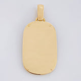Dije Placa Marco Tornillos 15.7g / 5.5cm Oro Amarillo 18K
