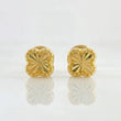 Topos Trebol Diamantado 0.5g / 4.5mm Oro Amarillo 18K