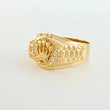 Anillo Correa Corona 6.45g / T11 Oro Amarillo 18K