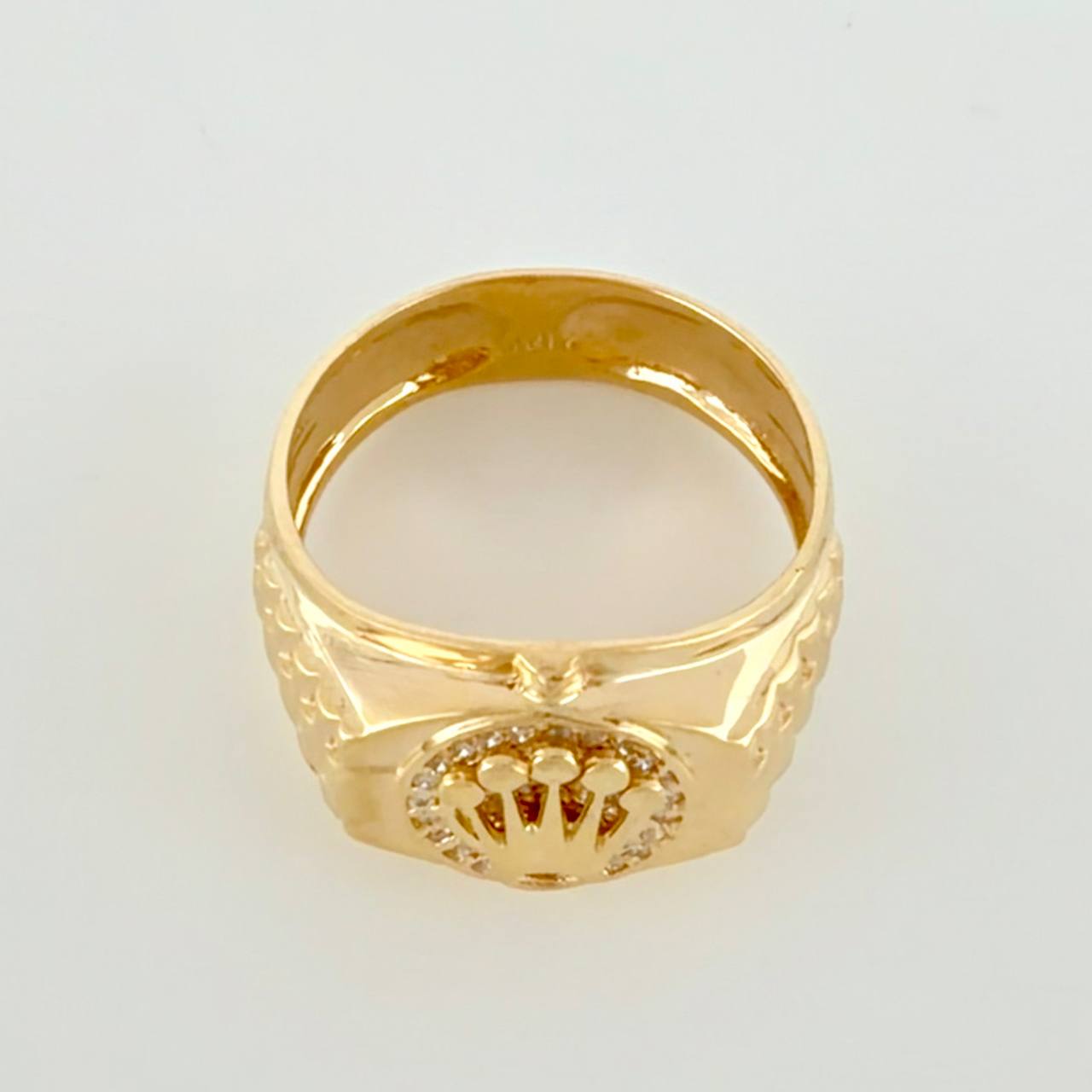 Anillo Correa Corona 6.45g / T11 Oro Amarillo 18K