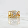 Anillo Trio Elefantes 5.75g / T7 3/4 Tres Oros 18K