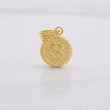 Dije Circulo Letra S 0.6g / 1.7cm Oro Amarillo 18K