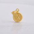 Dije Circulo Letra X 0.4g / 1.5cm Oro Amarillo 18K