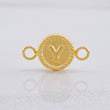 Herraje Circulo Letra Y 0.45g / 1.5cm Oro Amarillo 18K