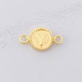 Herraje Circulo Letra Y 0.4g / 1.5cm Oro Amarillo 18K
