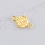 Herraje Circulo Letra Y 0.4g / 1.5cm Oro Amarillo 18K