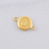 Herraje Circulo Letra J 0.35g / 1.5cm Oro Amarillo 18K