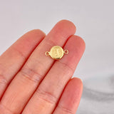 Herraje Circulo Letra J 0.35g / 1.5cm Oro Amarillo 18K