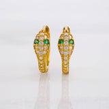 Candongas Serpiente 2g / 1.2cm Oro Amarillo 18K