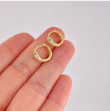 Candongas Serpiente 2g / 1.2cm Oro Amarillo 18K