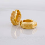 Candongas Tribal 3.85g / 1.1cm Oro Amarillo 18K