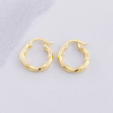 Candongas Kari 1.1g / 1.5cm Oro Amarillo 18K