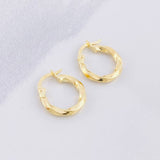Candongas Kari 1.05g / 1.5cm Oro Amarillo 18K