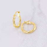 Candongas Kari 1.05g / 1.5cm Oro Amarillo 18K