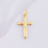 Dije Cruz Cristo 0.7g / 2.7cm Oro Amarillo 18K