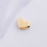 Herraje Corazón Liso 0.3g / 1cm Oro Amarillo 18K