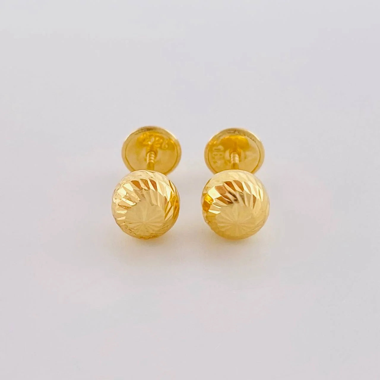 Topos Bola Diamantada 0.9g / 7mm Oro Amarillo 18K
