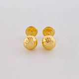 Topos Bola Diamantada 0.9g / 7mm Oro Amarillo 18K