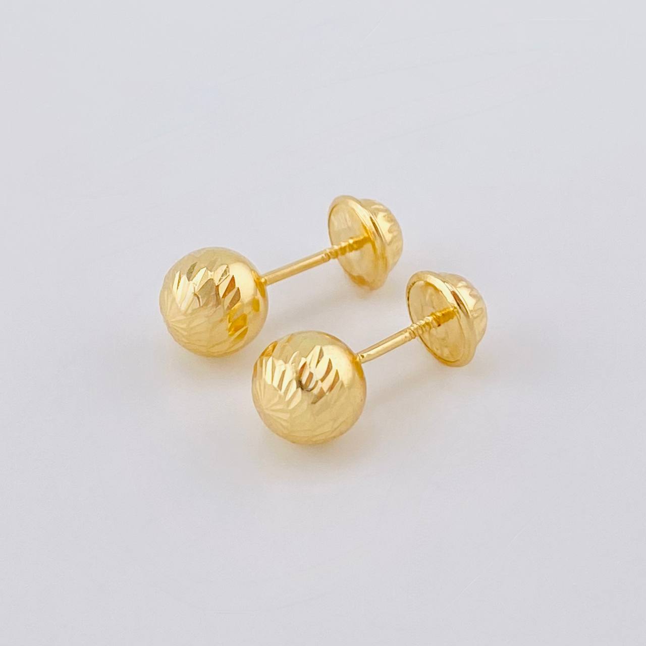 Topos Bola Diamantada 0.7 g / 6 mm Oro Amarillo 18K