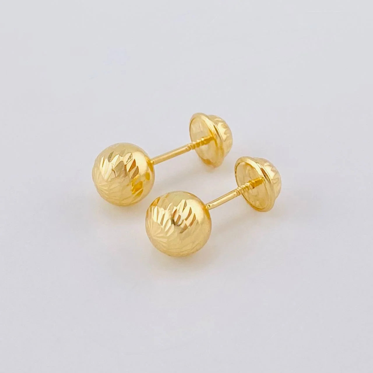 Topos Bola Diamantada 0.9g / 7mm Oro Amarillo 18K