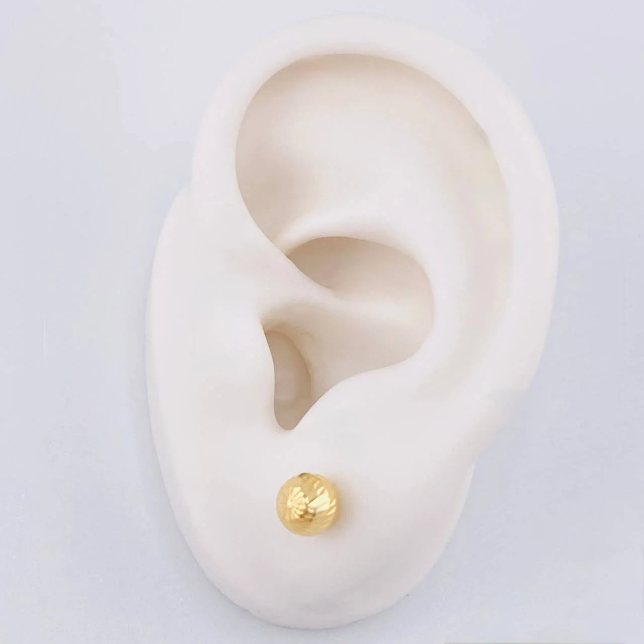 Topos Bola Diamantada 0.9g / 7mm Oro Amarillo 18K