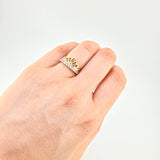 Anillo Corona Quinces 2.55 g / T5 3/4 Oro Amarillo 18K