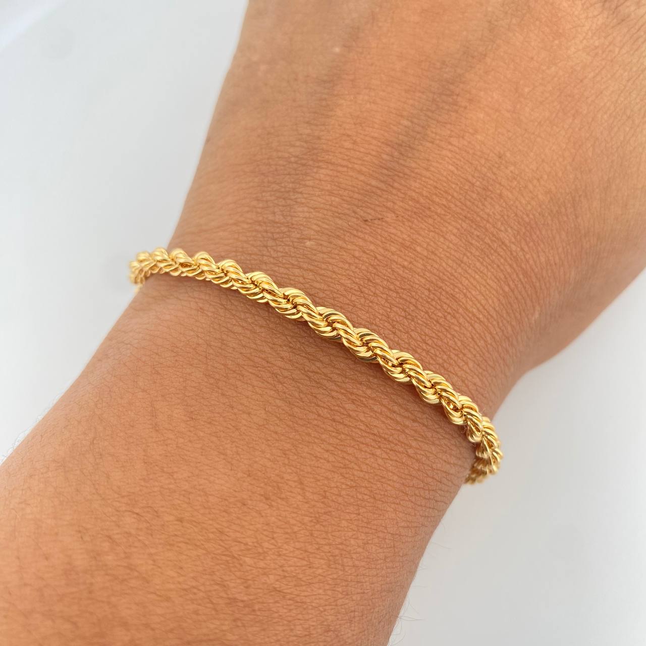 Pulso Lazo 4gr / 19.2cm / 3.75mm Oro Amarillo +3 18K &