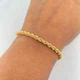 Pulso Lazo 4gr / 19.2cm / 3.75mm Oro Amarillo +3 18K &